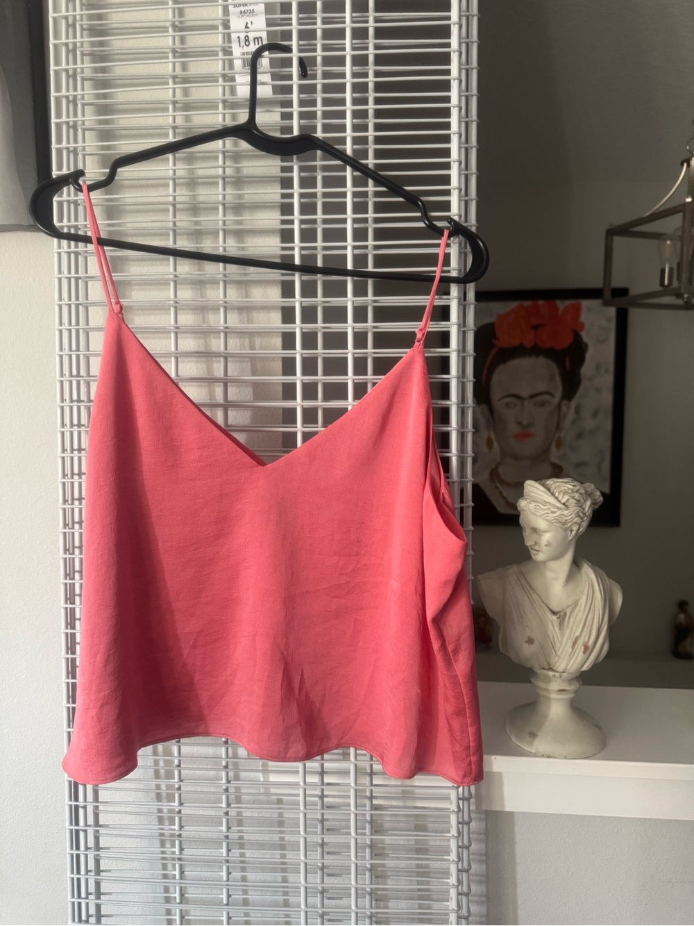 Express Coral Pink V-Neck Spaghetti Strap Camisole